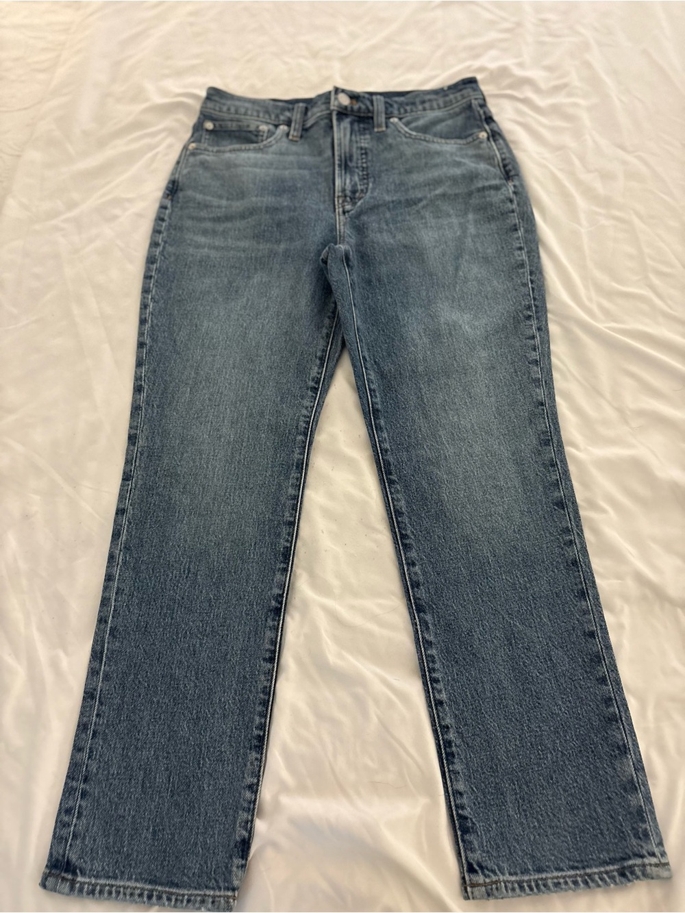Madewell “ The Perfect Vintage Jean” High Rise Straight Leg Jeans - Tapered Leg